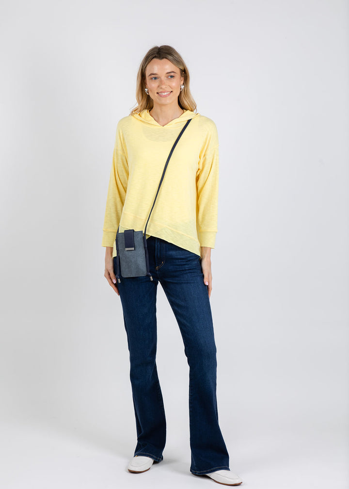 Nally & Millie Ada Hoodie in Yellow available at Barbara Katz
