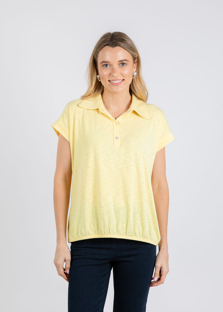 Nally & Millie Wrenley Polo in Yellow available at Barbara Katz