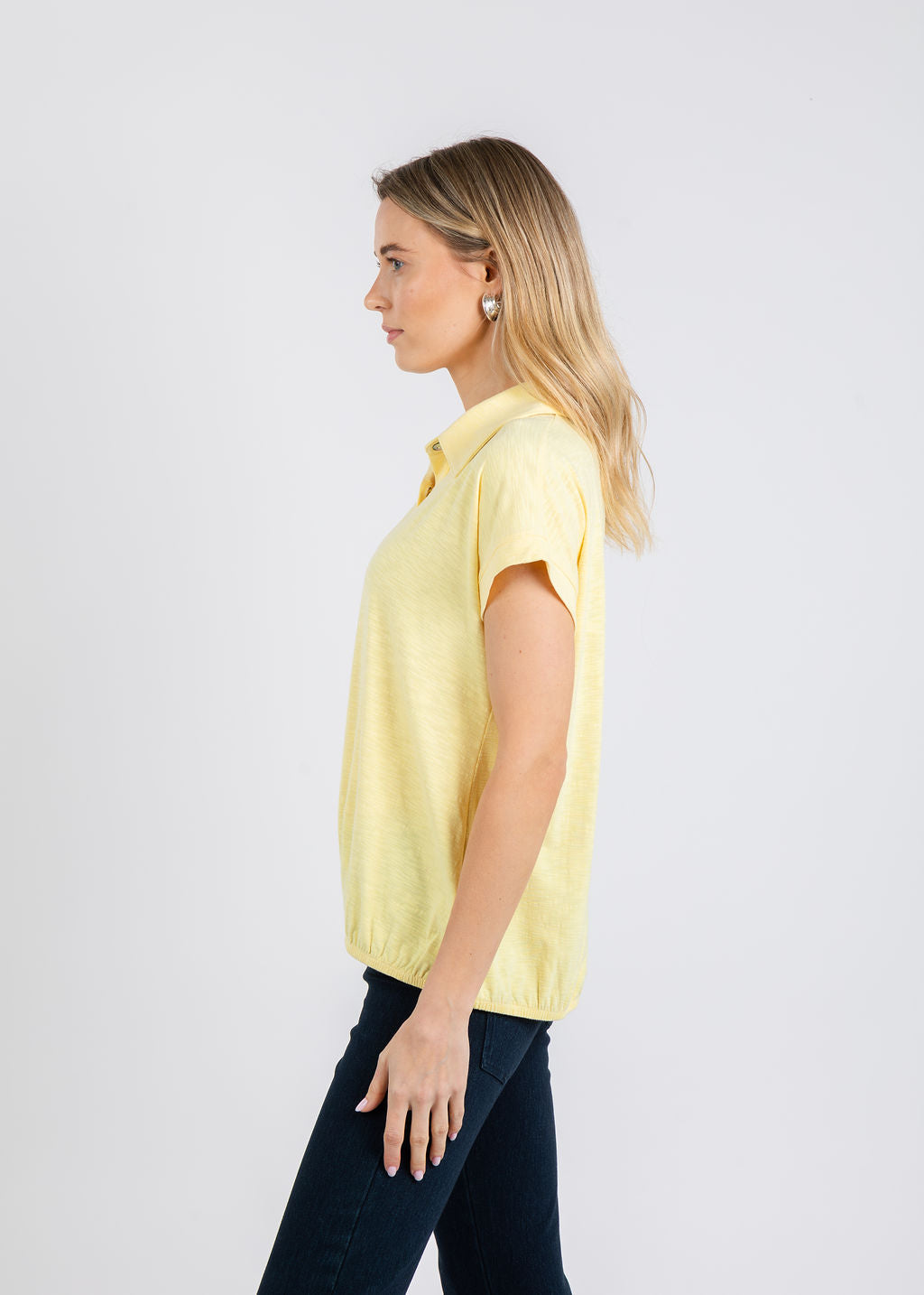 Nally & Millie Wrenley Polo in Yellow available at Barbara Katz