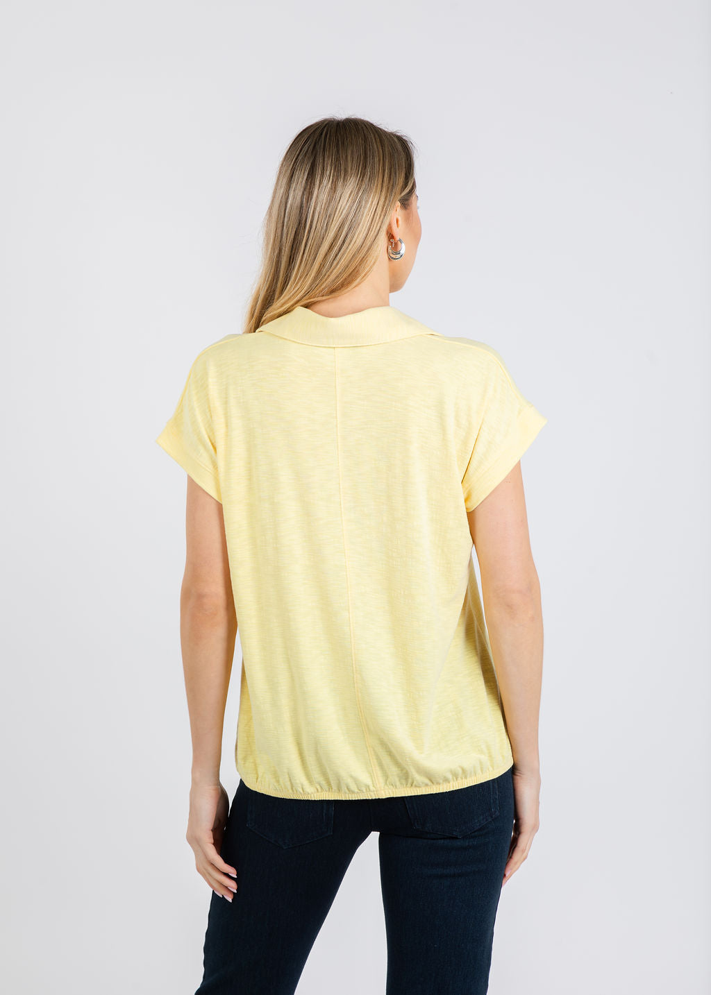 Nally & Millie Wrenley Polo in Yellow available at Barbara Katz