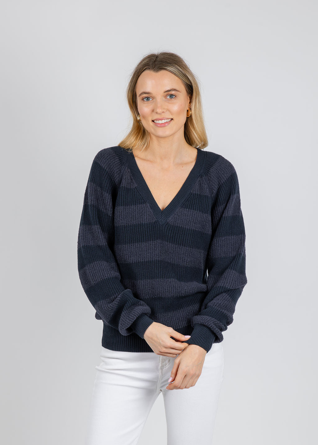 Nation Los Angeles Delaney Sweater in Night Sky available at Barbara Katz