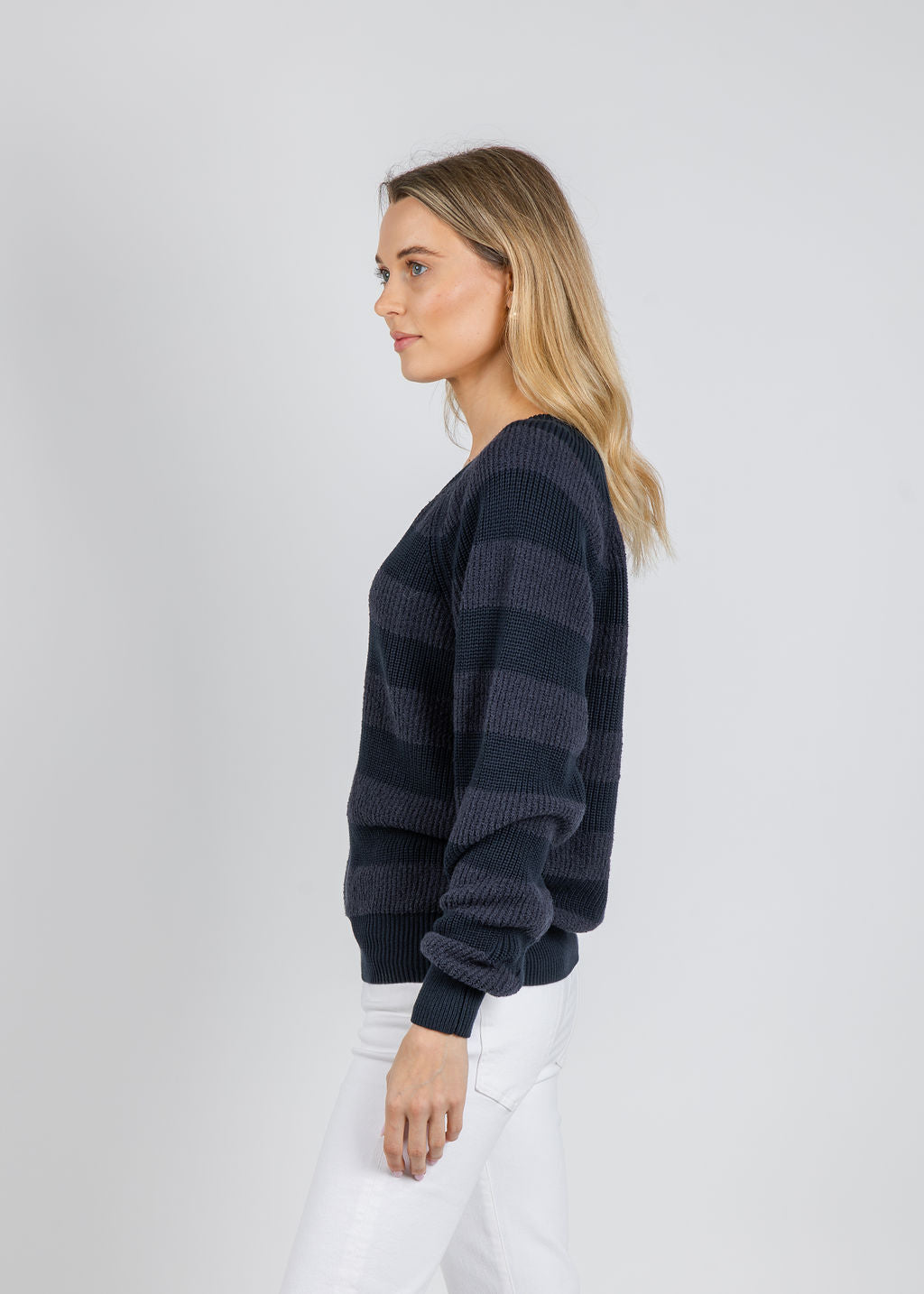 Nation Los Angeles Delaney Sweater in Night Sky available at Barbara Katz