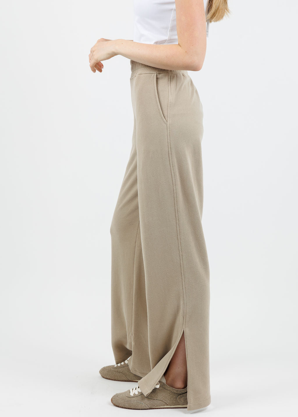 Nation Los Angeles Jake Sweatpants in Vintage Khaki available at Barbara Katz