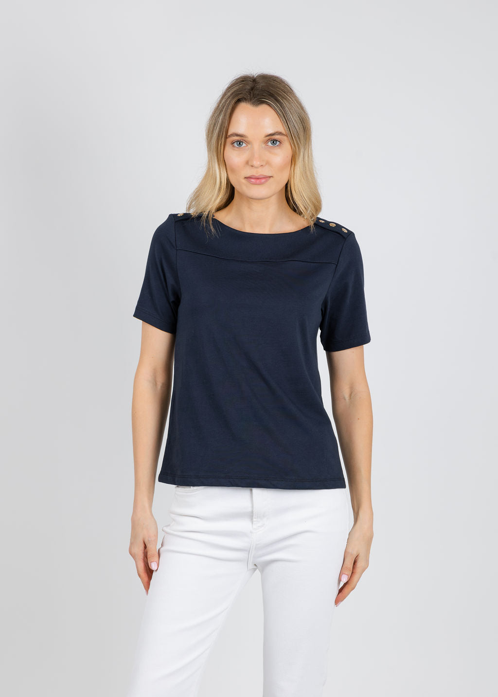 Nation Los Angeles Johnnie Tee in Night Sky available at Barbara Katz