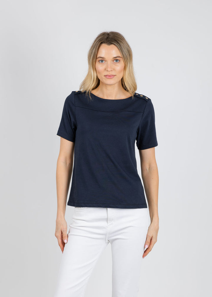 Nation Los Angeles Johnnie Tee in Night Sky available at Barbara Katz