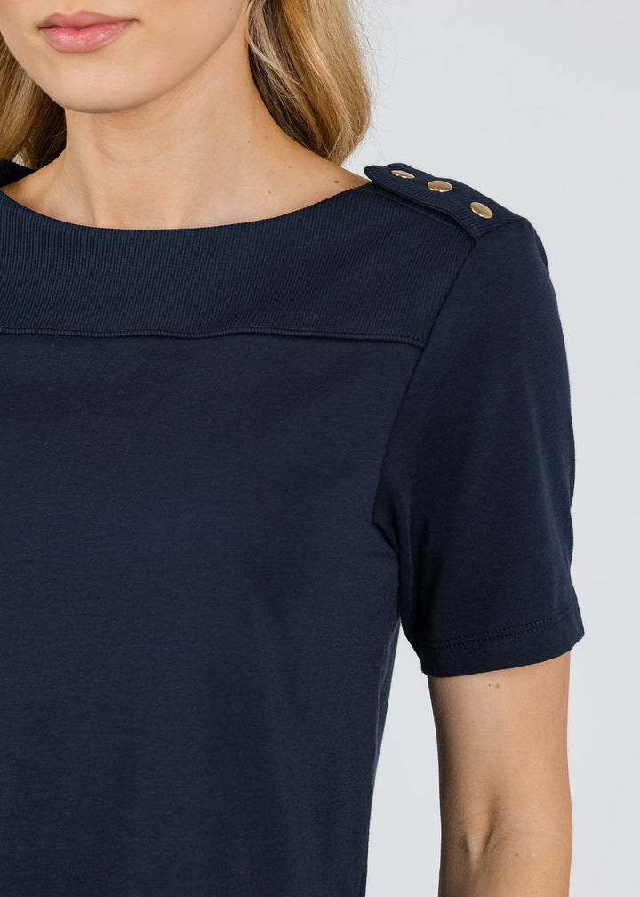 Nation Los Angeles Johnnie Tee in Night Sky available at Barbara Katz