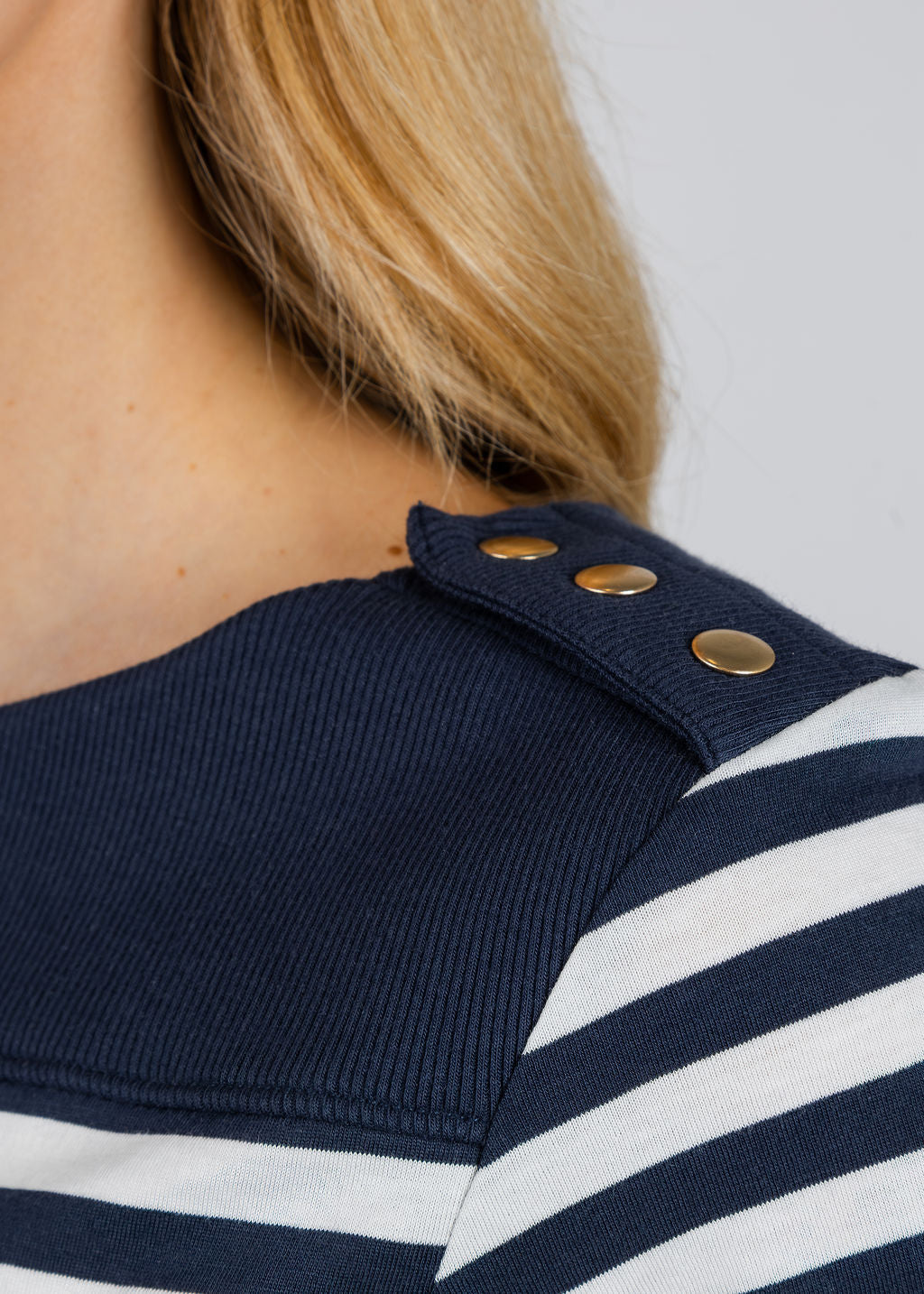 Nation Los Angeles Johnnie Tee in Seascape Stripe available at Barbara Katz