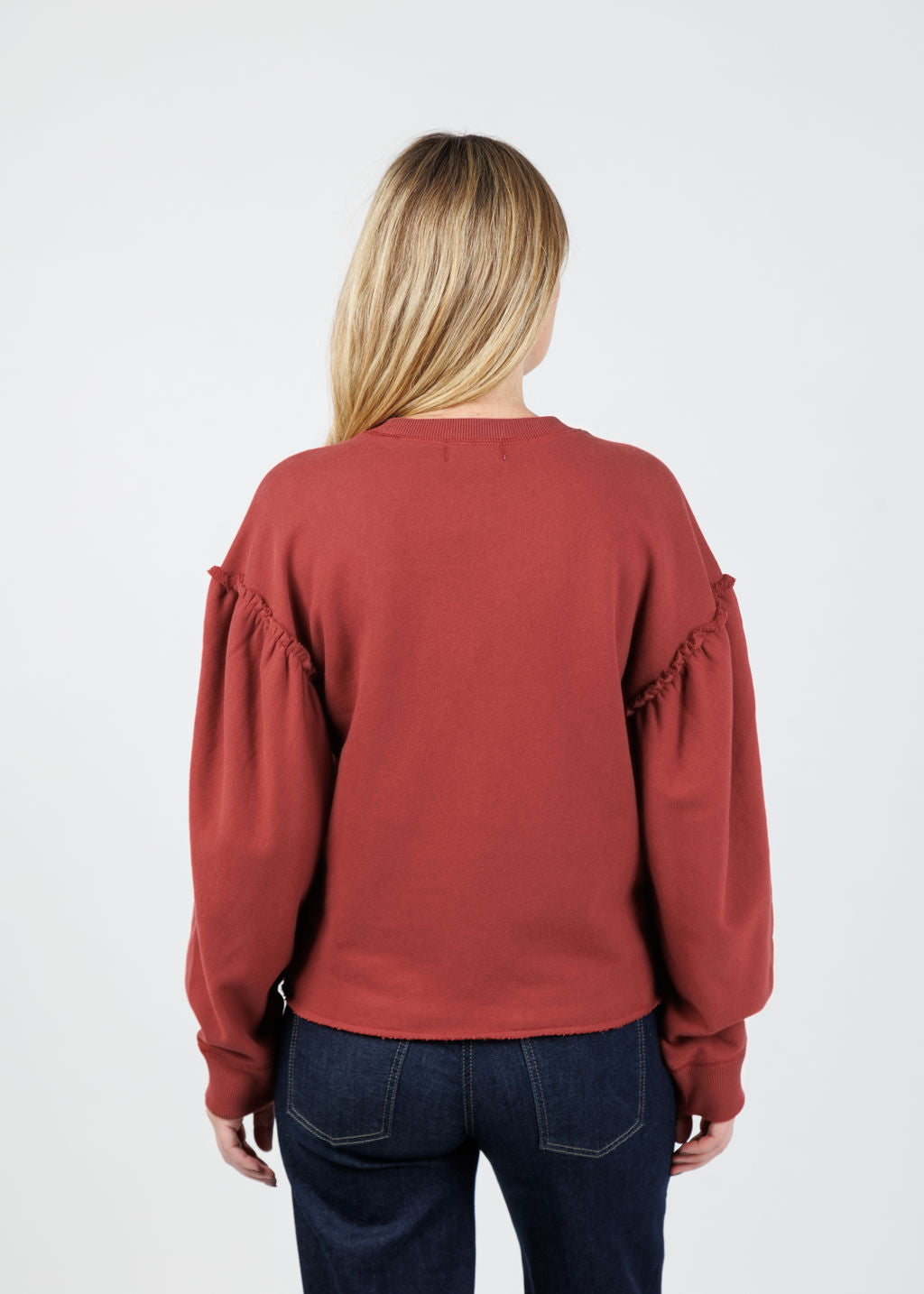 Nation Shane Sweatshirt in Russet available at Barbara Katz