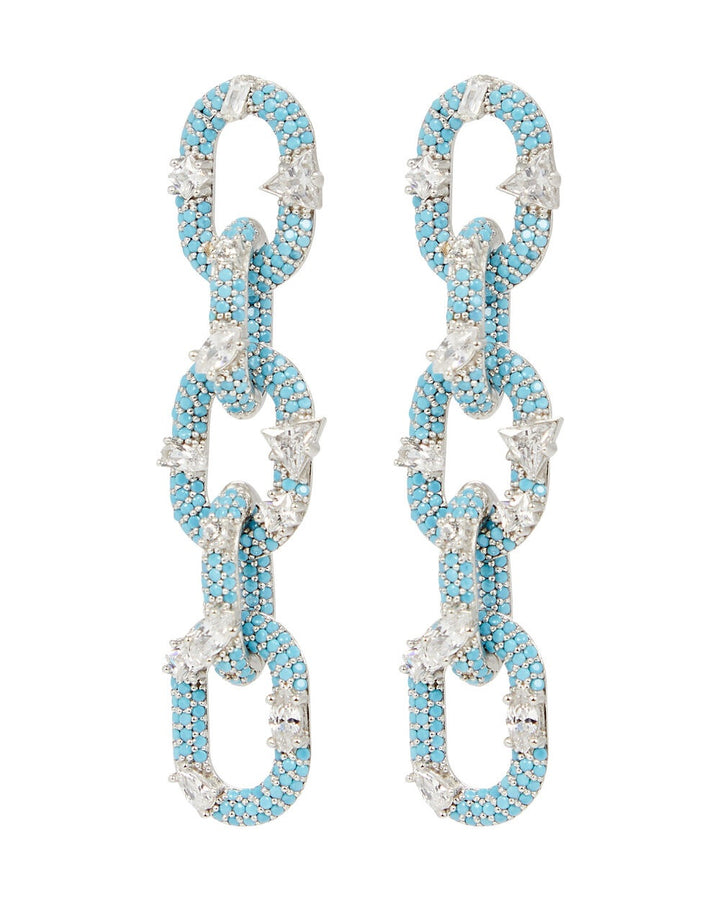 Spark Rhodium Vermeil Drop Earrings