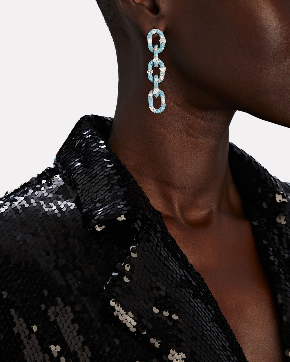 Spark Rhodium Vermeil Drop Earrings