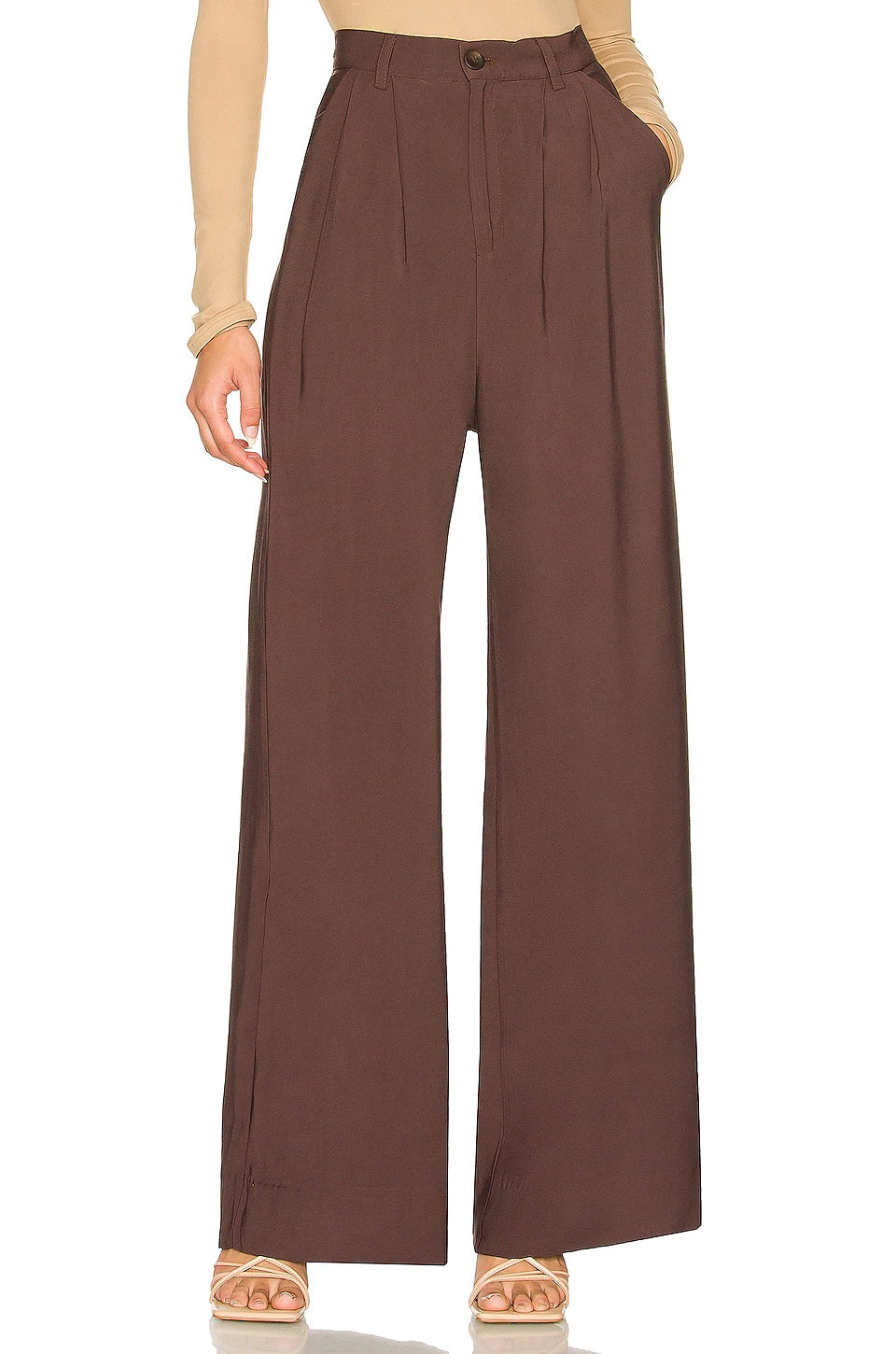 Nonchalant Fabi Pant - Chocolate