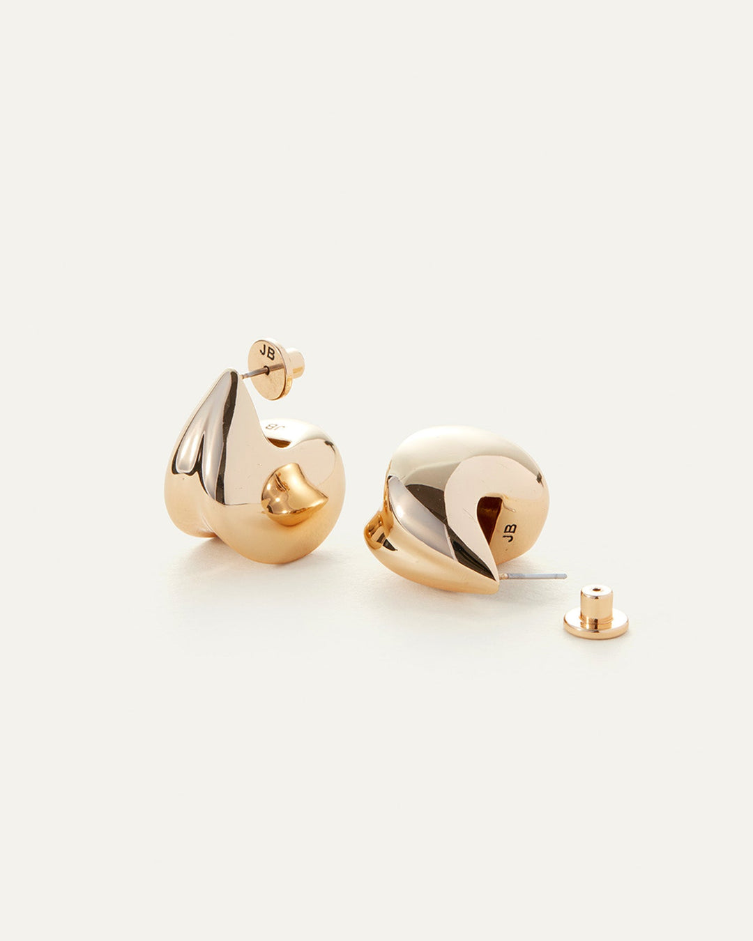 Jenny Bird Paige Puff Earrings in Gold available at Barbara Katz