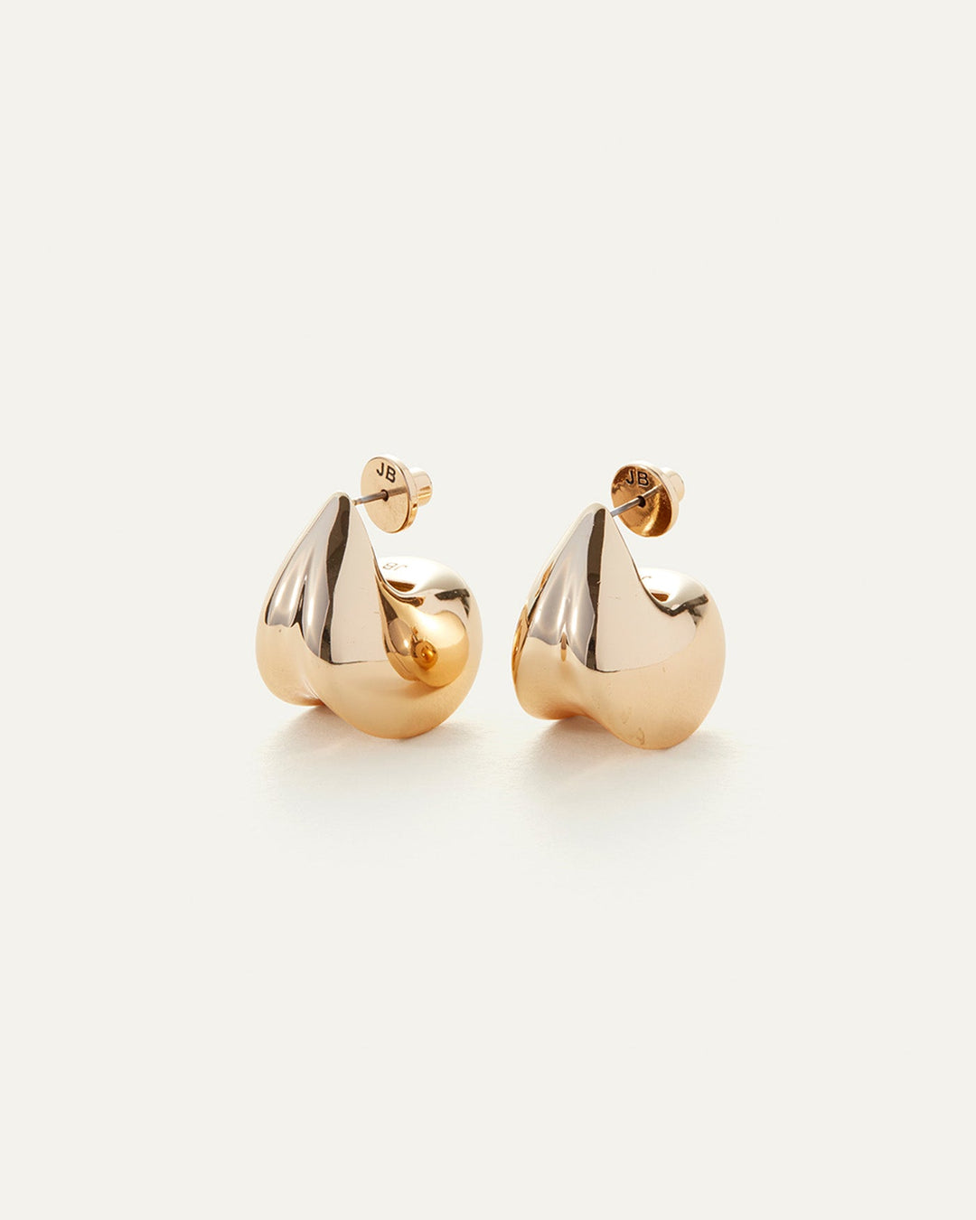 Jenny Bird Paige Puff Earrings in Gold available at Barbara Katz