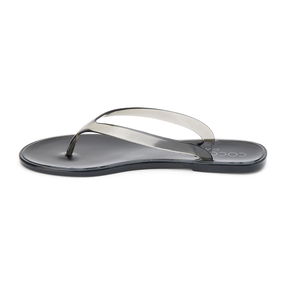 Matisse Olsen Jelly Flip Flop in Black available at Barbara Katz