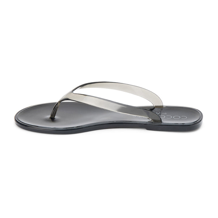 Matisse Olsen Jelly Flip Flop in Black available at Barbara Katz