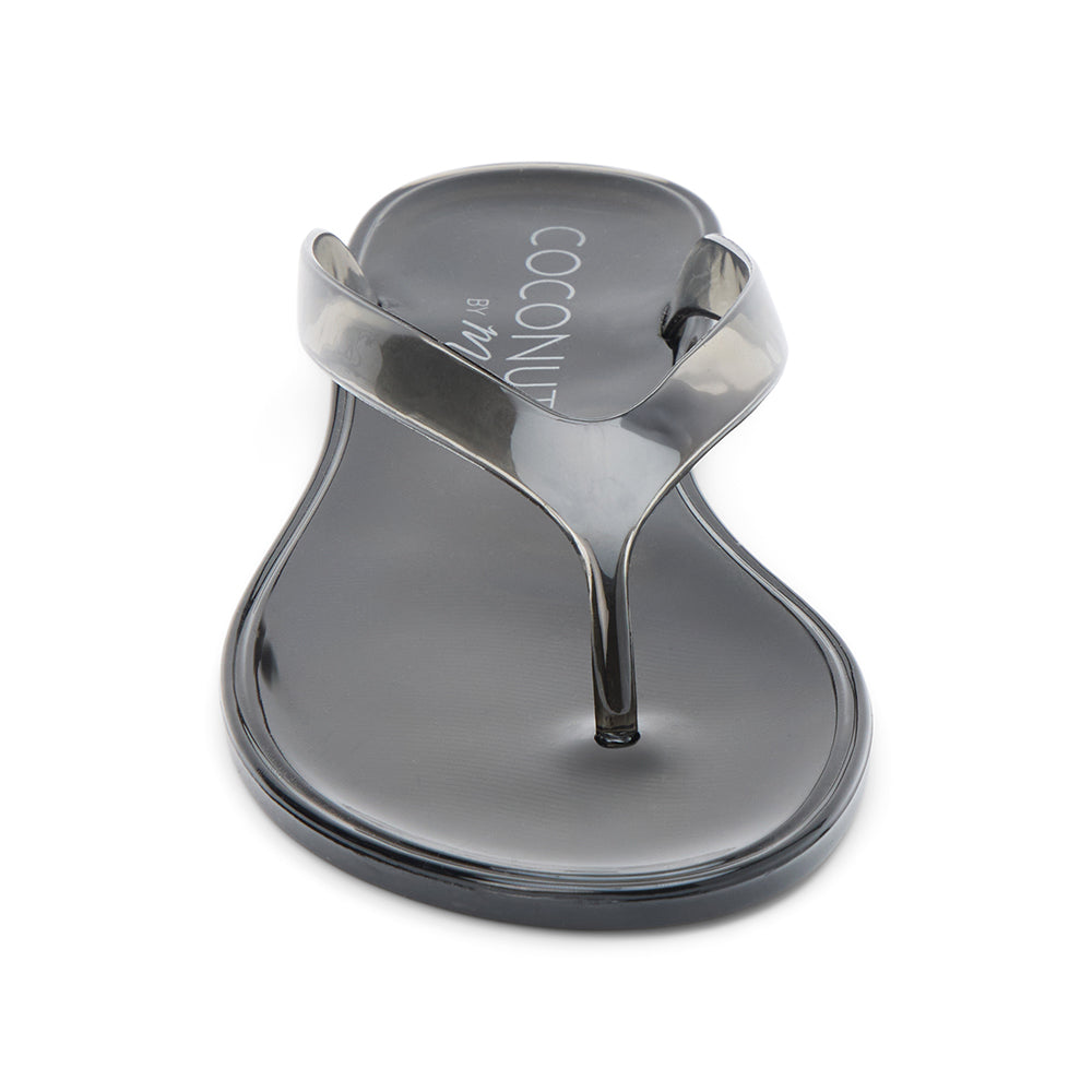 Matisse Olsen Jelly Flip Flop in Black available at Barbara Katz