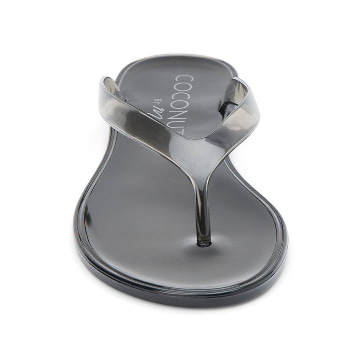 Matisse Olsen Jelly Flip Flop in Black available at Barbara Katz
