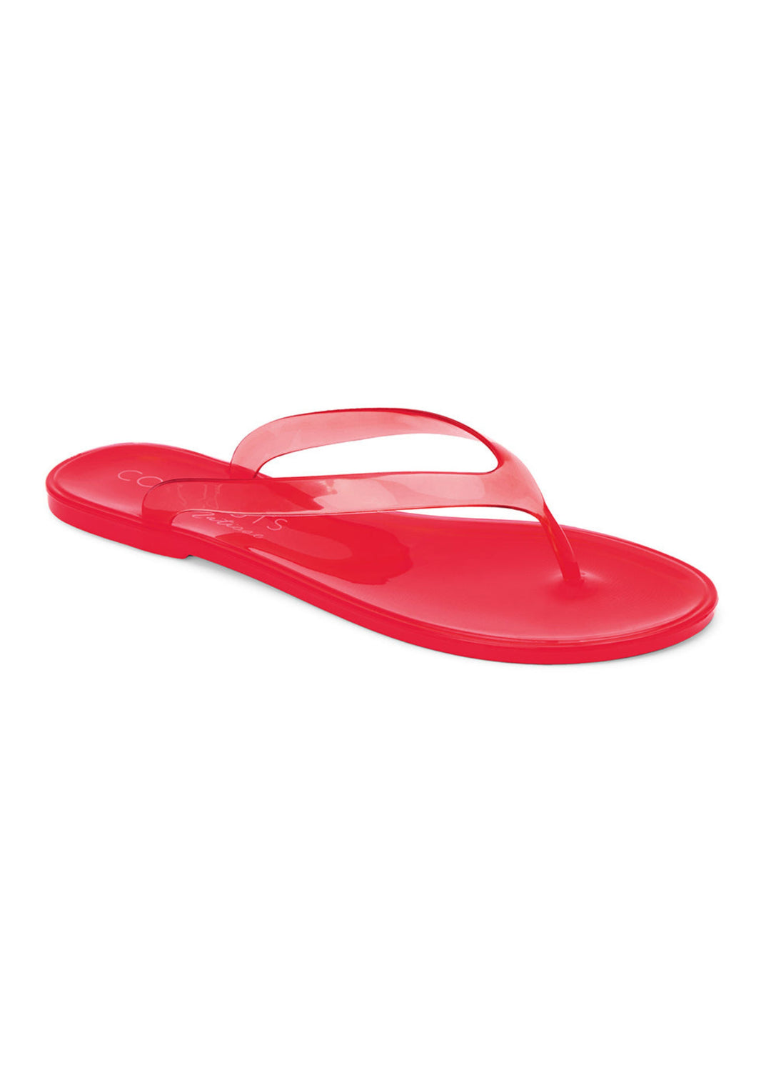 Matisse Olsen Jelly Flip Flop in Red available at Barbara Katz