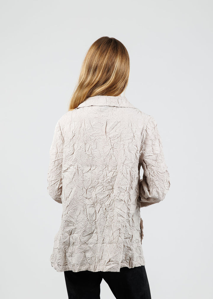 Olivia by Habitat Barcelona Button Down Shirt in Cloud available at Barbara Katz