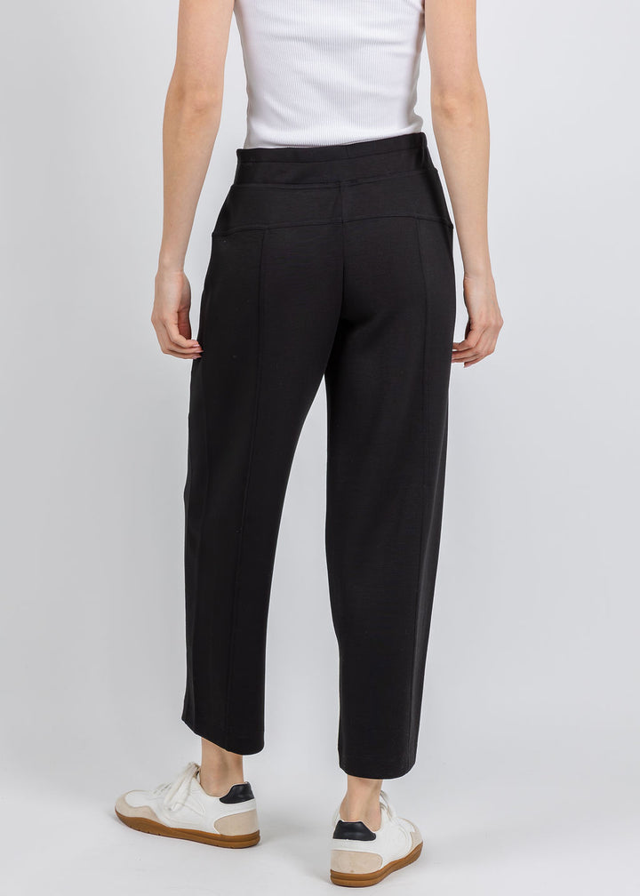 Olivia by Habitat Border Stitch Pants in Black available at Barbara Katz