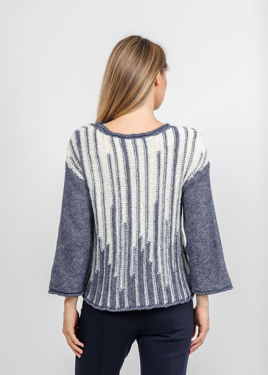 Olivia by Habitat Cloud Nine Pullover Sweater in Denim available at Barbara Katz