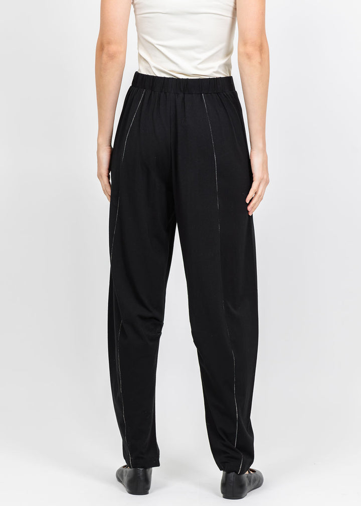 Olivia by Habitat Essential Layers Barrel Pant in Black available at Barbara Katz