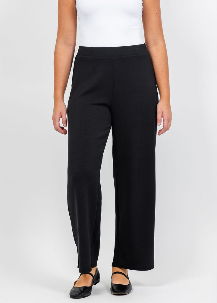 Olivia by Habitat Knit Trek Pant in Black available at Barbara Katz