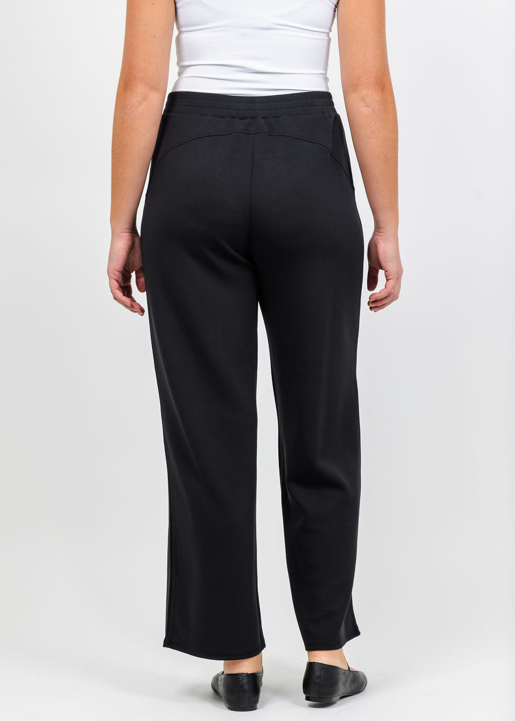 Olivia by Habitat Knit Trek Pant in Black available at Barbara Katz