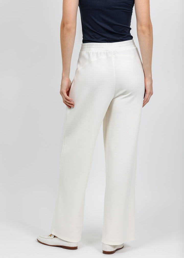 Olivia by Habitat Knit Trek Pant in Ivory available at Barbara Katz
