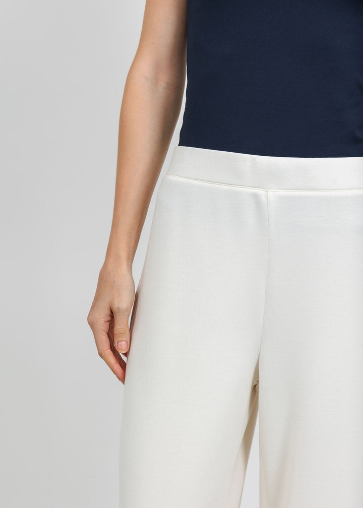 Olivia by Habitat Knit Trek Pant in Ivory available at Barbara Katz
