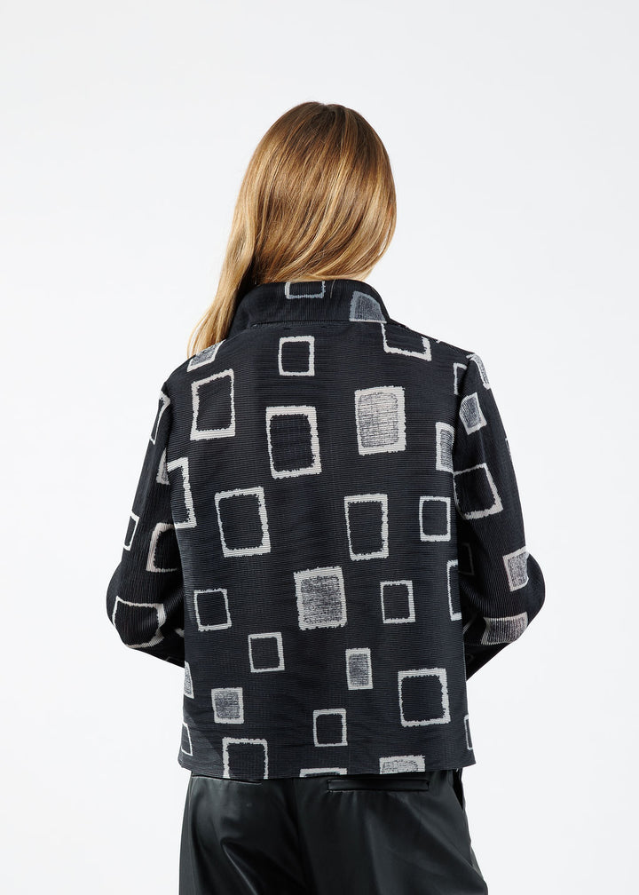 Olivia by Habitat Parisian Pleat Night Out Jacket in Black available at Barbara Katz