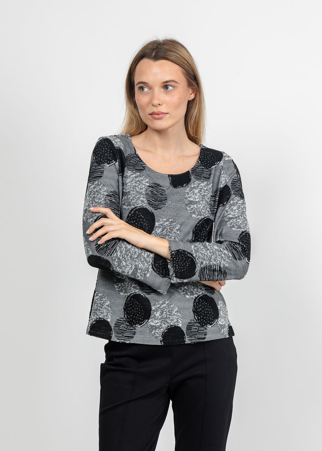 Olivia by Habitat Spotlight Modern Tee in Ivory available at Barbara Katz