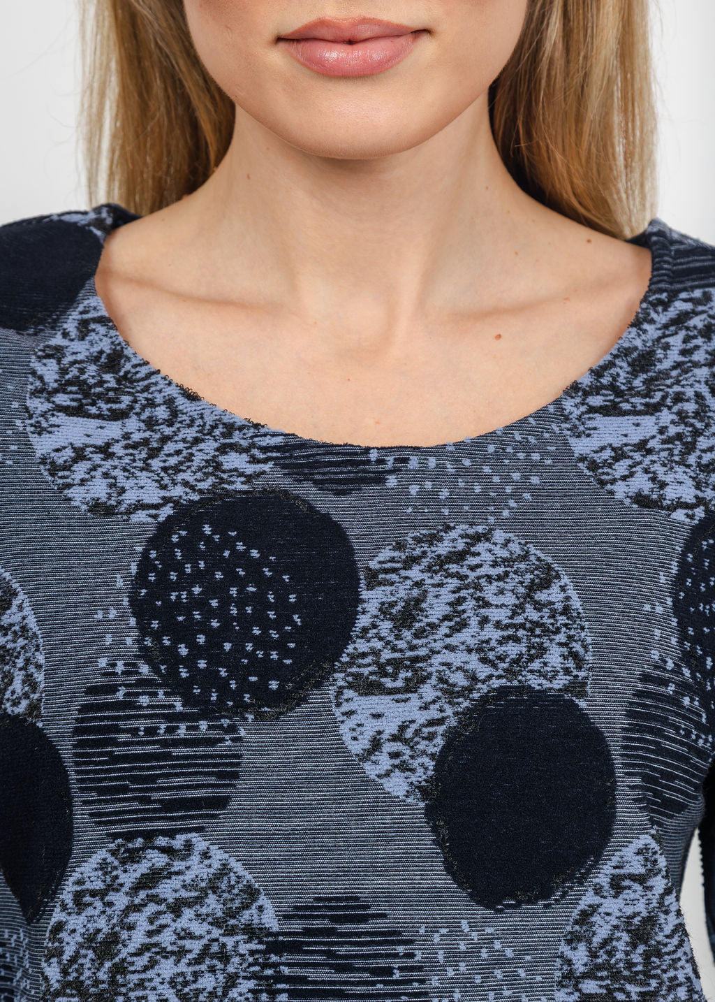 Olivia by Habitat Spotlight Modern Tee in Navy available at Barbara Katz