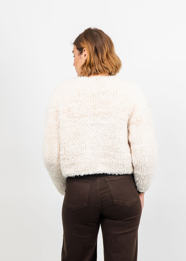 Oui Cozy Jacket in Whitecap Grey available at Barbara Katz