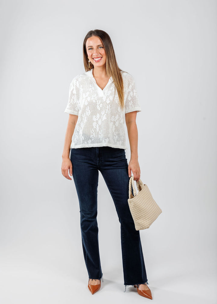 Nuria Polo Shirt - Cloud Dancer