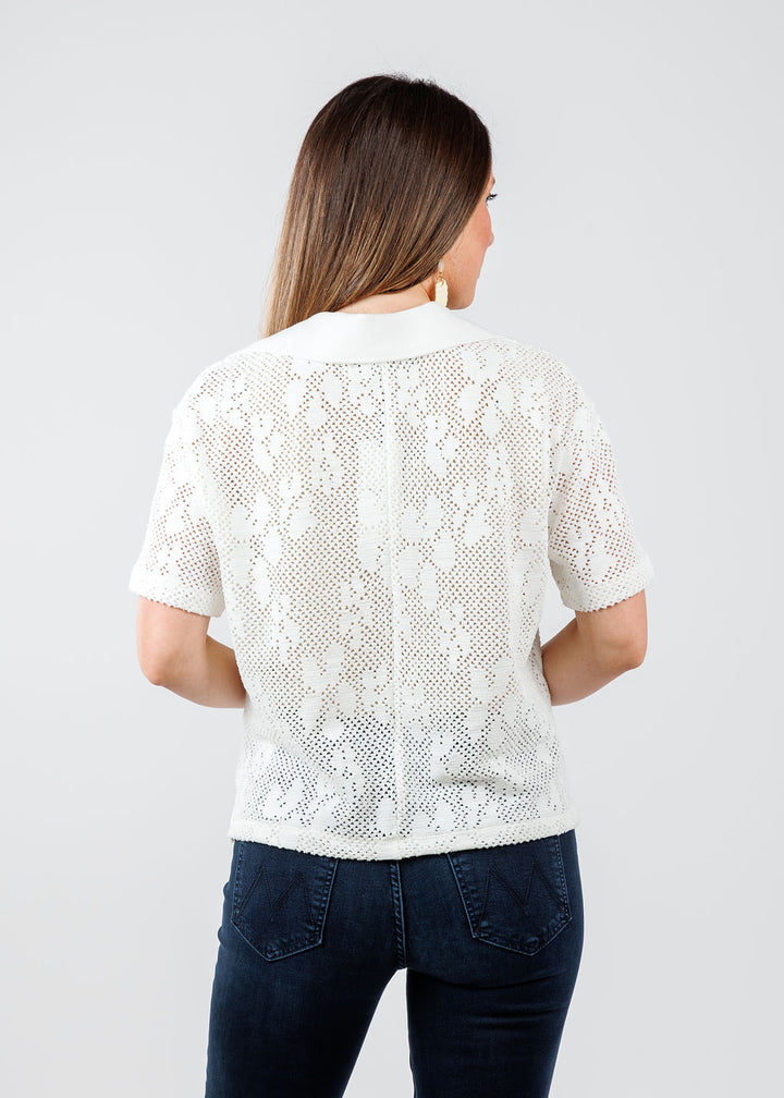 Nuria Polo Shirt - Cloud Dancer