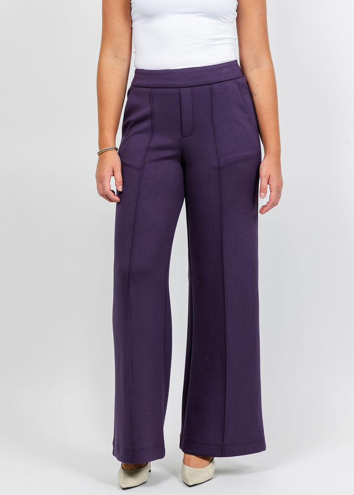 Oui Scuba Pull-On Pant in Mysterioso available at Barbara Katz