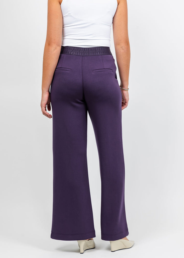 Oui Scuba Pull-On Pant in Mysterioso available at Barbara Katz
