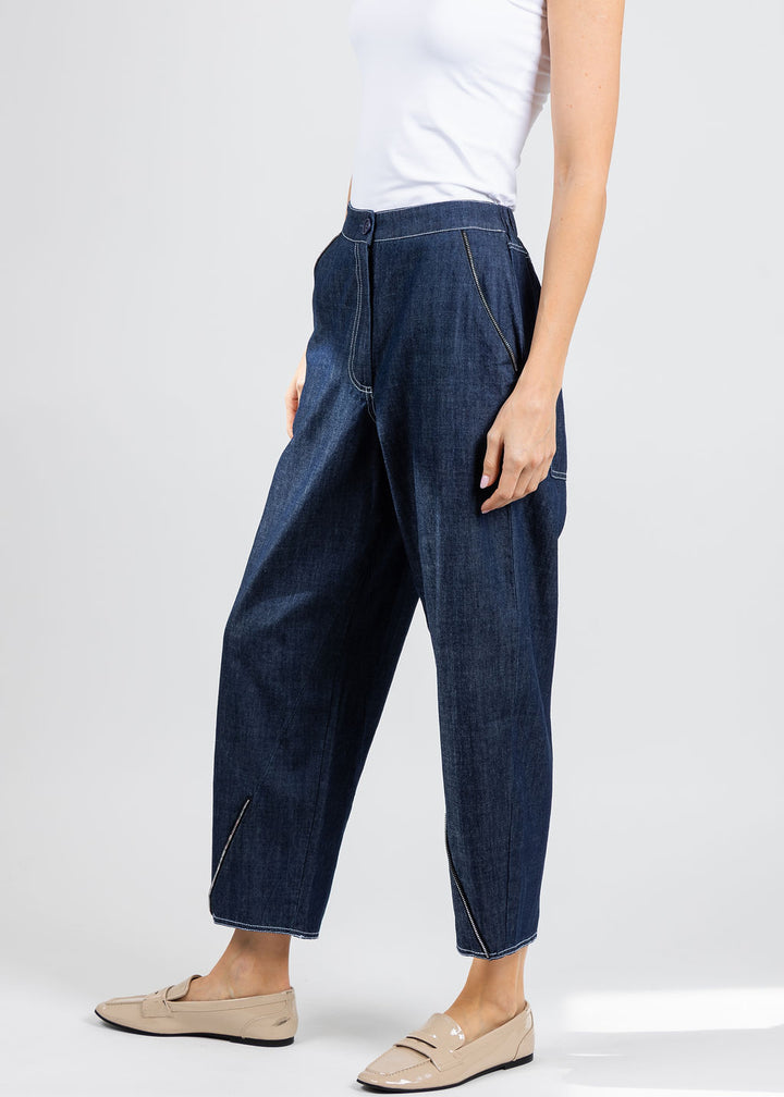 Ozai N Ku Denim Crop Pants available at Barbara Katz