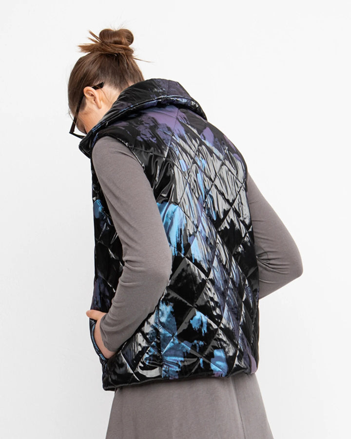 Ozai N Ku Shinny Puffer Vest