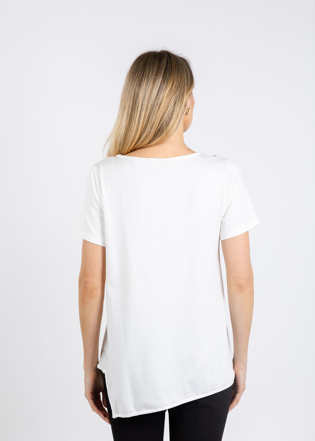 Ozai N Ku Barcode Graphic Tee available at Barbara Katz