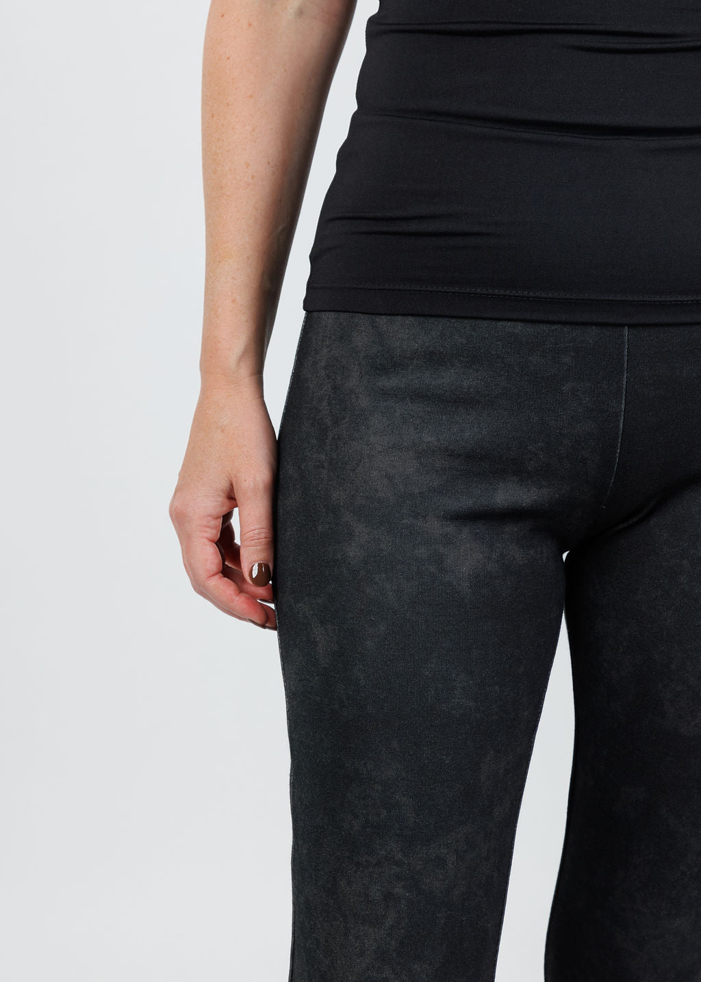 Ozai N Ku Jac Leggings in Black available at Barbara Katz