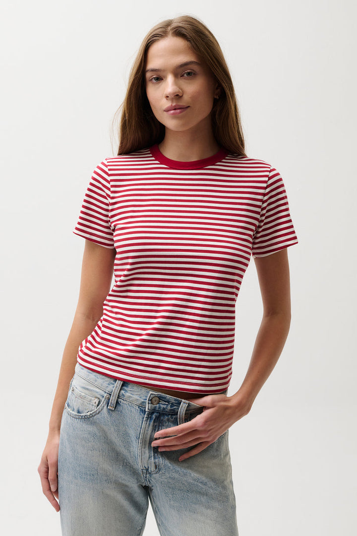 Pistola Alba Tee in Red Racer Stripe available at Barbara Katz