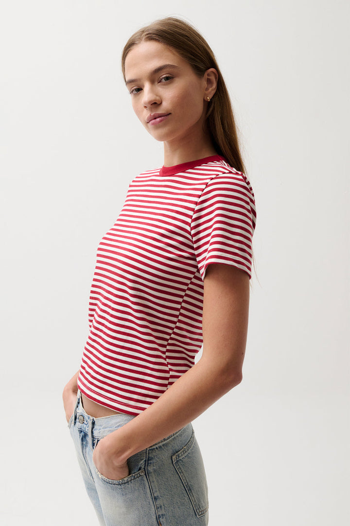 Pistola Alba Tee in Red Racer Stripe available at Barbara Katz