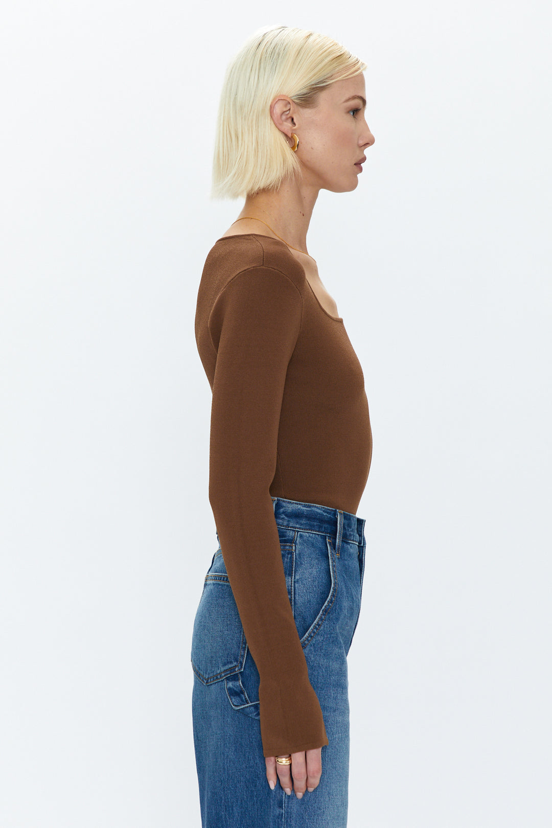 Jenny Bodysuit - Saddle – Barbara Katz