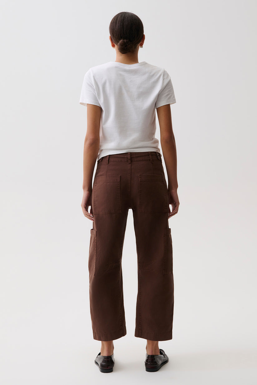 Pistola Sabrina Curved Utility Pants in Lindt available at Barbara Katz