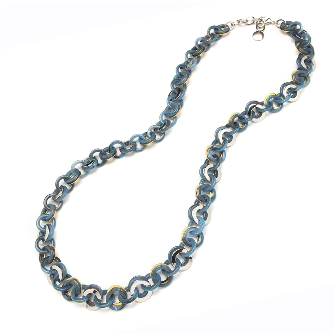 PONO Sea Chain Necklace in Capri available at Barbara Katz