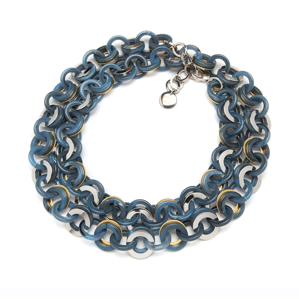 PONO Sea Chain Necklace in Capri available at Barbara Katz