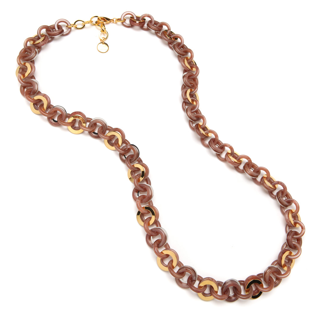 PONO Sea Chain Necklace Mocha Mist available at Barbara Katz
