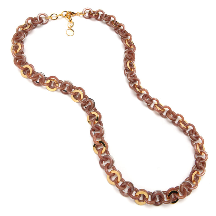 PONO Sea Chain Necklace Mocha Mist available at Barbara Katz